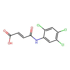 4-Oxo-4-(2,4,5-trichloroanilino)but-2-enoic acid structure