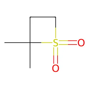2,2-Dimethylthietane 1,1-dioxide structure