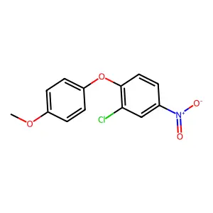 2-Chloro-1-(4-methoxyphenoxy)-4-nitrobenzene structure