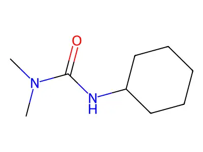 Urea, N'-cyclohexyl-N,N-dimethyl- structure