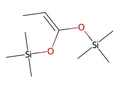 4-Ethylidene-2,2,6,6-tetramethyl-3,5-dioxa-2,6-disilaheptane structure