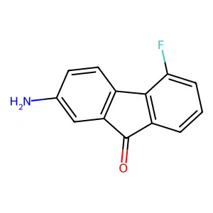 2-Amino-5-fluorofluoren-9-one structure