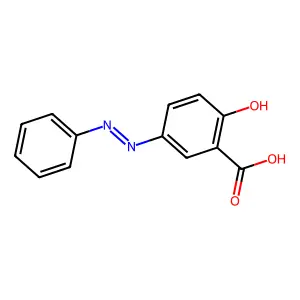 5-(Phenylazo)salicylic acid structure