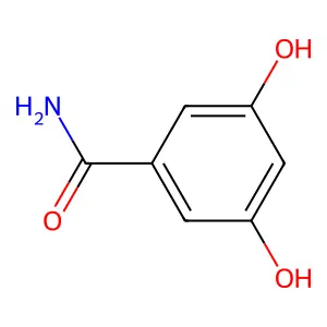 3,5-二羟基苯甲酰胺 structure