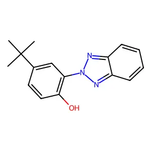 Phenol, 2-(2H-benzotriazol-2-yl)-4-(1,1-dimethylethyl)- structure