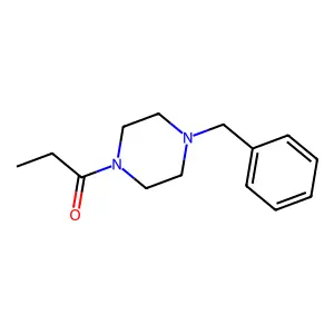 1-(4-Benzylpiperazin-1-yl)propan-1-one structure
