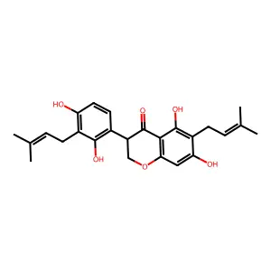 Glisoflavanone structure
