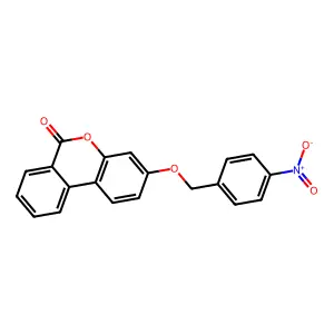 3-[(4-Nitrophenyl)methoxy]benzo[c]chromen-6-one structure