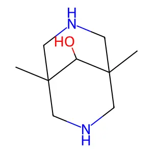 1,5-Dimethyl-3,7-diazabicyclo[3.3.1]nonan-9-ol structure