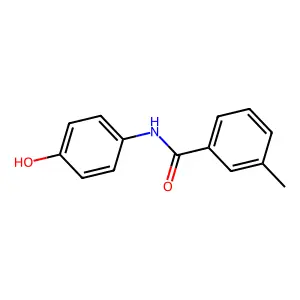 N-(4-hydroxyphenyl)-3-methylbenzamide structure