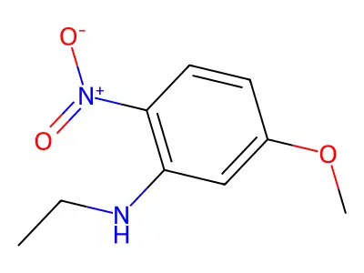 N-ethyl-5-methoxy-2-nitroaniline structure