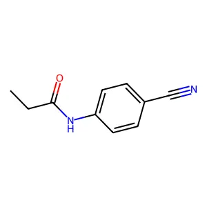 N-(4-cyanophenyl)propanamide structure