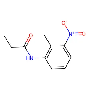 N-(2-methyl-3-nitrophenyl)propanamide structure