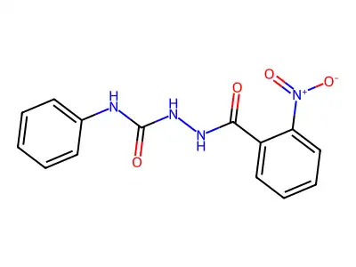 1-[(2-Nitrobenzoyl)amino]-3-phenylurea structure