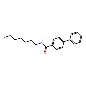 N-heptyl[1,1'-biphenyl]-4-carboxamide structure