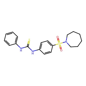 1-[4-(Azepan-1-ylsulfonyl)phenyl]-3-phenylthiourea structure