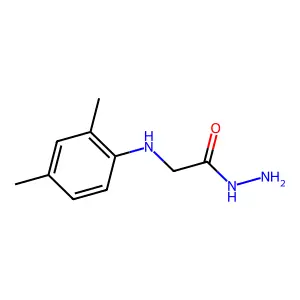 2-(2,4-二甲基苯氨基)乙酰肼 structure