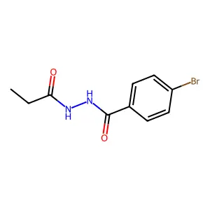 4-bromo-N'-propionylbenzohydrazide structure