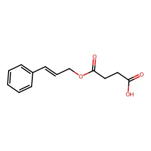 4-(Cinnamyloxy)-4-oxobutanoic acid structure
