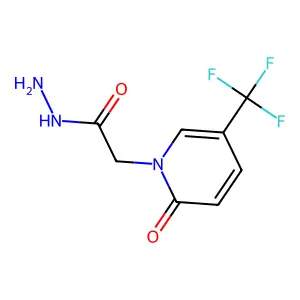 2-[2-Oxo-5-(trifluoromethyl)-1,2-dihydropyridin-1-yl]acetohydrazide structure