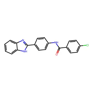 N-[4-(1H-Benzimidazol-2-yl)phenyl]-4-chlorobenzamide structure