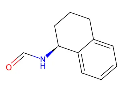 N-(1,2,3,4-Tetrahydro-1-naphthyl)-formamide structure
