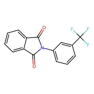 N-(3-Trifluoromethylphenyl)phthalimide structure