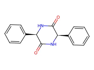 3,6-Diphenylpiperazine-2,5-dione structure