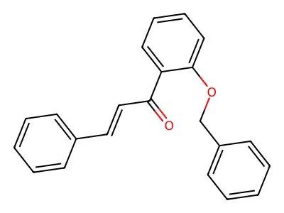 1-Phenyl-3-(2-phenylmethoxyphenyl)prop-2-en-1-one structure