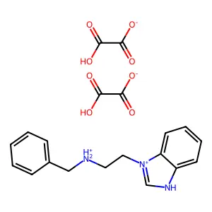 N-苄基苯并咪唑-3-乙胺二草酸盐 structure