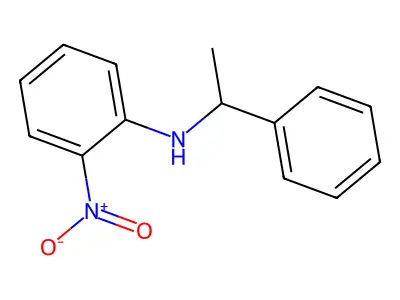 2-nitro-N-(1-phenylethyl)aniline structure