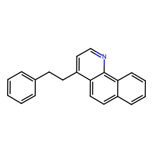 4-(2-Phenylethyl)benzo[h]quinoline structure