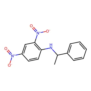 2,4-Dinitro-n-(1-phenylethyl)aniline structure