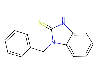1-benzyl-1H-benzimidazole-2-thiol structure
