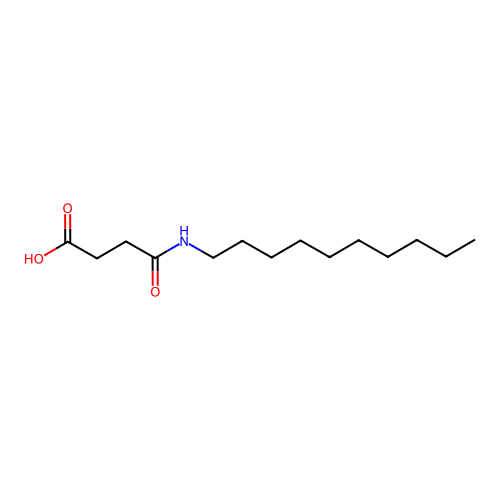 3-(N-decylcarbamoyl)propanoic acid structure