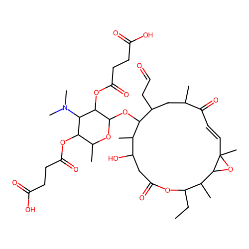 Disuccinylcirramycin A1 structure