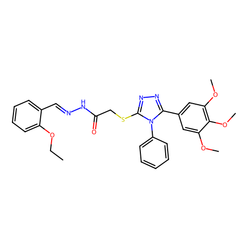 C28H29N5O5S structure