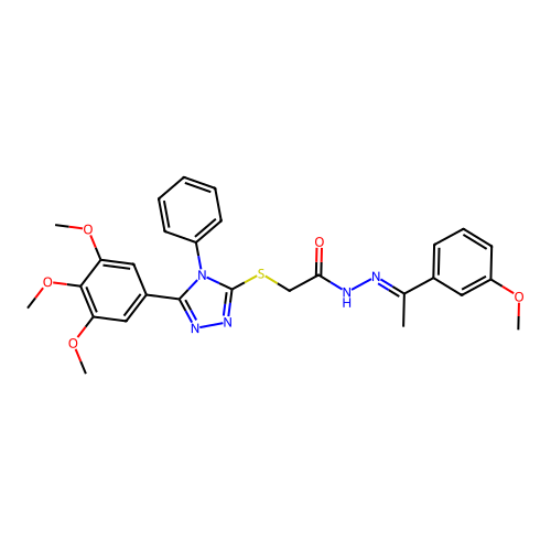 C28H29N5O5S structure