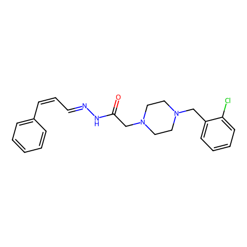 C22H25ClN4O structure