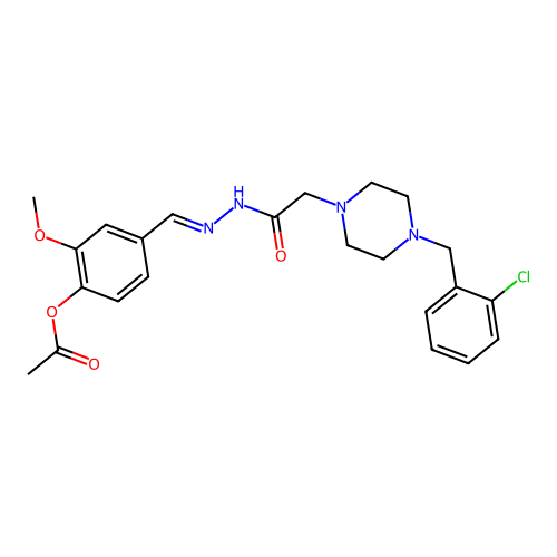 C23H27ClN4O4 structure
