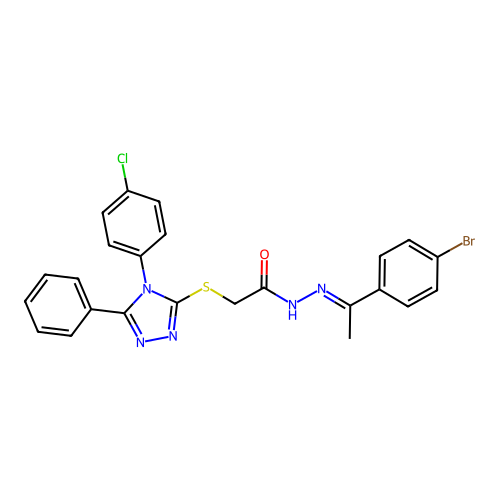 C24H19BrClN5OS structure