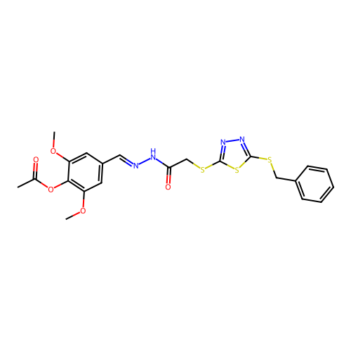 C22H22N4O5S3 structure