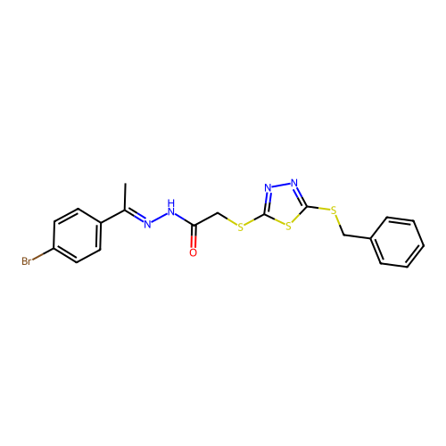 C19H17BrN4OS3 structure