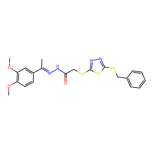 C21H22N4O3S3 structure