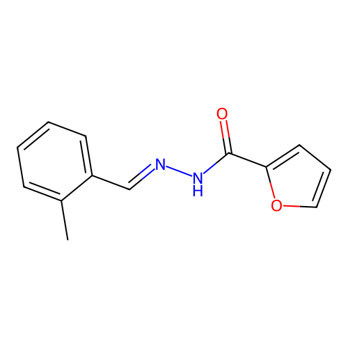N'-[(E)-(2-methylphenyl)methylidene]furan-2-carbohydrazide structure