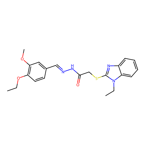 C21H24N4O3S structure
