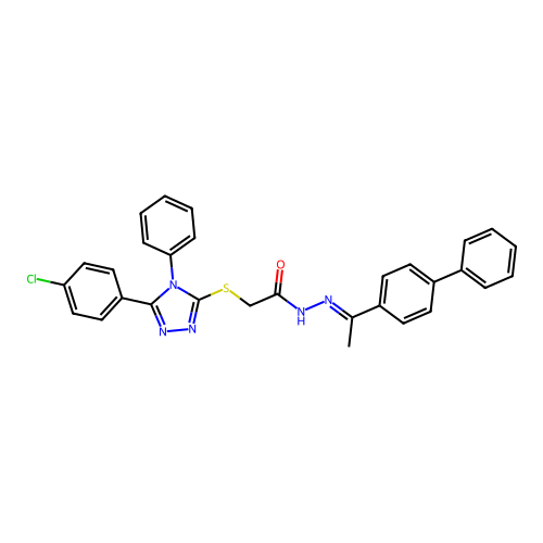 C30H24ClN5OS structure