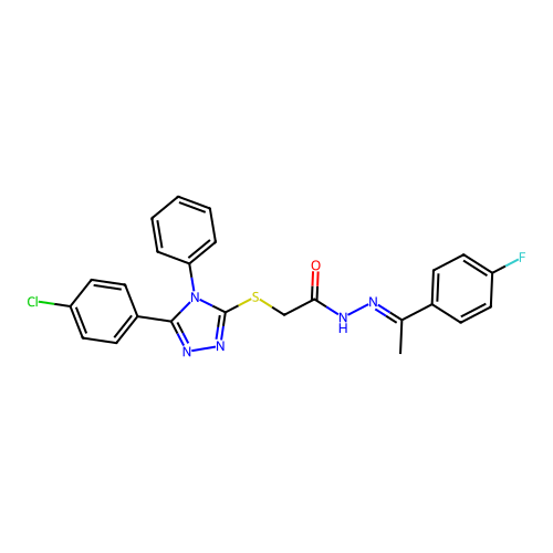 C24H19ClFN5OS structure