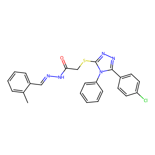 C24H20ClN5OS structure