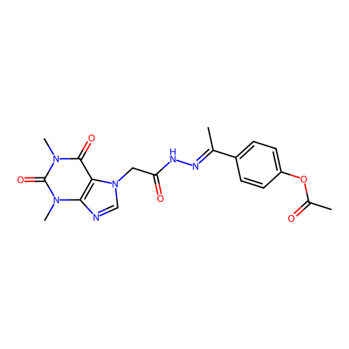 C19H20N6O5 structure